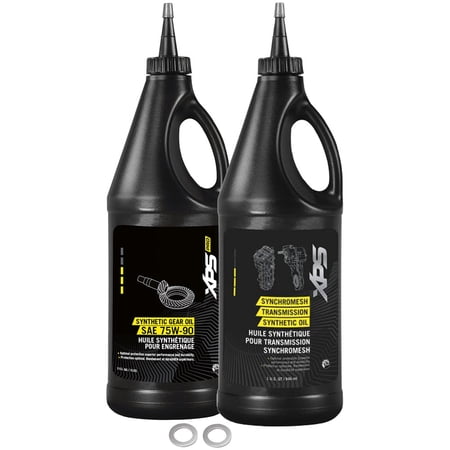 Tusk Drivetrain Oil Change Kit with Can-Am Oil For Can-Am Maverick Max 1000 DPS 2017-2018