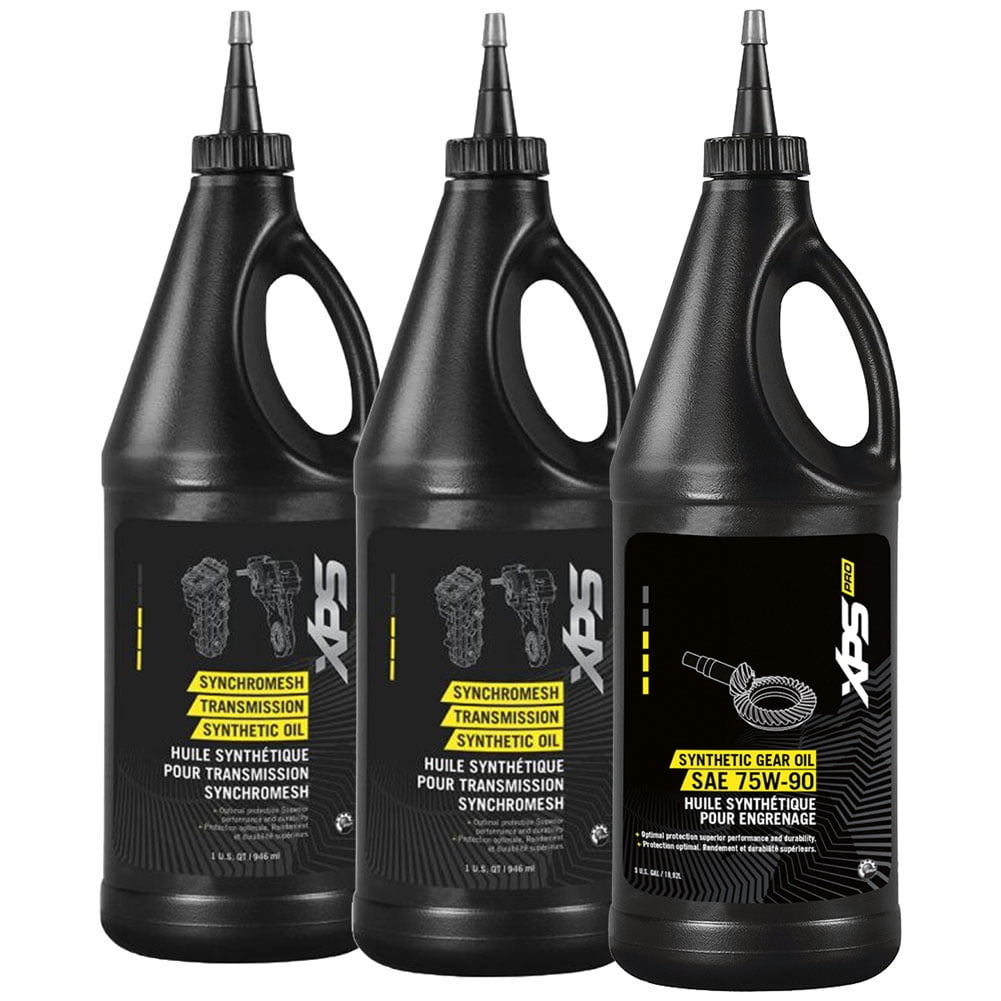 Tusk Drivetrain Oil Change Kit with Can-Am Oil For Can-Am Maverick Trail 800 2018-2020