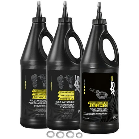 Tusk Drivetrain Oil Change Kit with Can-Am Oil