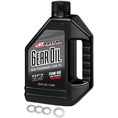 Tusk Drivetrain Oil Change Kit with Maxima Oil For YAMAHA BIG BEAR 4X4 400 2001-2006