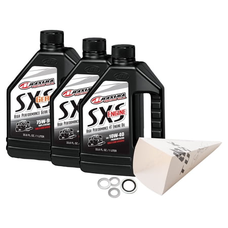 Tusk Drivetrain Oil Change Kit with Maxima Oil For Yamaha YXZ1000R SS XT-R 2020-2023