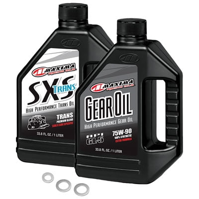 Tusk Drivetrain Oil Change Kit with Maxima Oil
