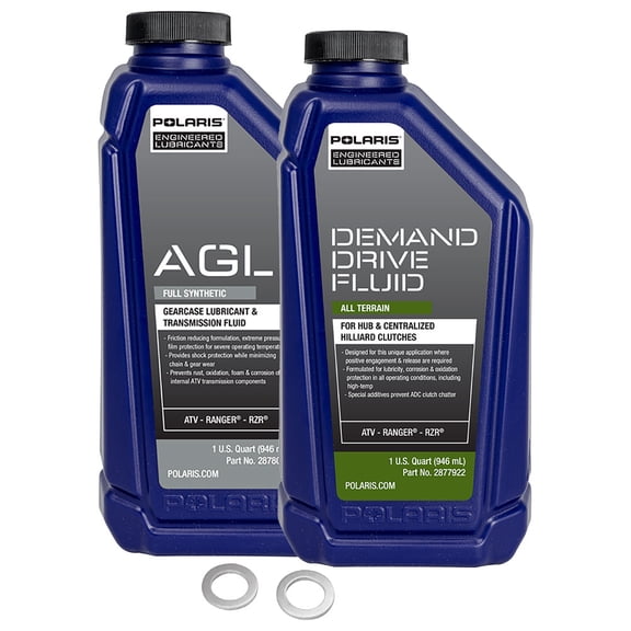 Tusk 20441200343938-ba740a Drivetrain Oil Change Kit with Polaris Oil For Polaris Sportsman 400 4X4 2001-2004