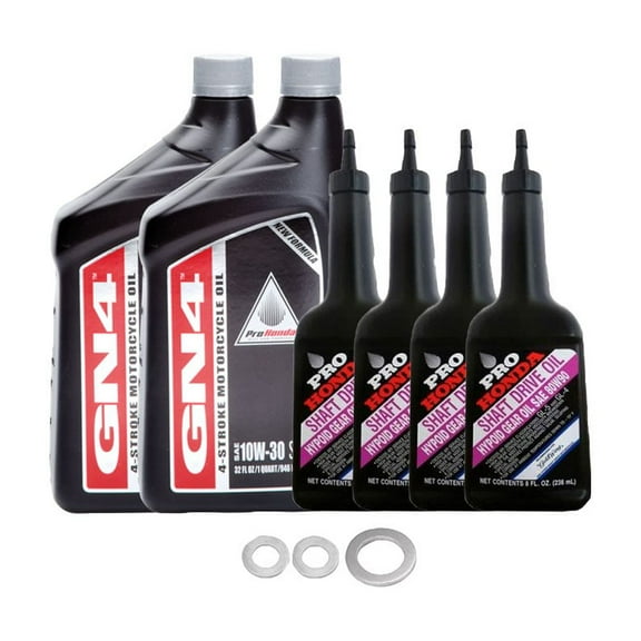 Tusk Drivetrain Oil Change Kit with Pro Honda Oil For HONDA Pioneer 1000 2016-2021