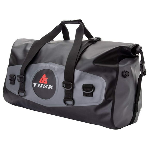 Tusk Dry Duffel Bag Large (44 Liters) Top Load Black/Grey