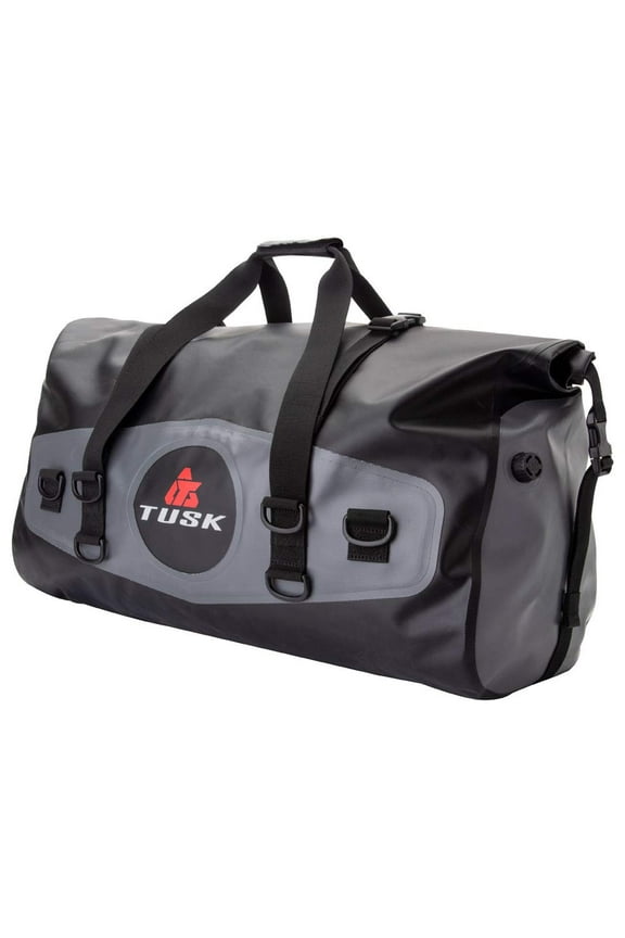 Dry Duffel Bag Large (44 Liters) Top Load Black/Grey