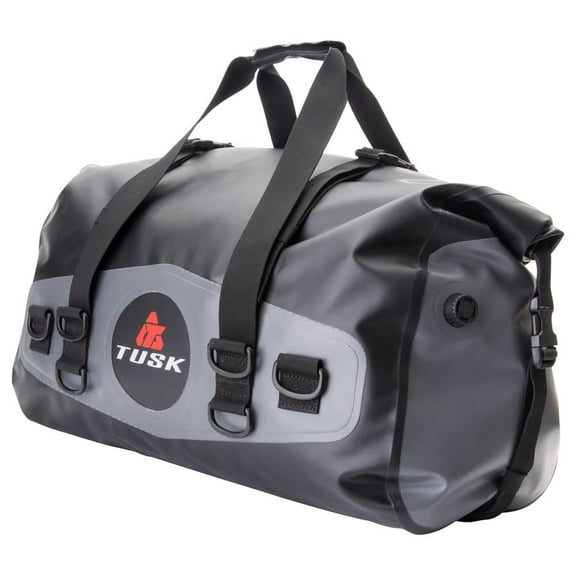 Tusk Dry Duffel Bag Medium (33 Liters) Top Load Black/Grey