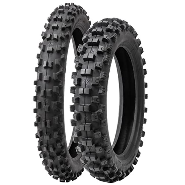 Tusk EMEX T-35 Soft/Intermediate Terrain Dirt Bike Front and Rear Tire ...