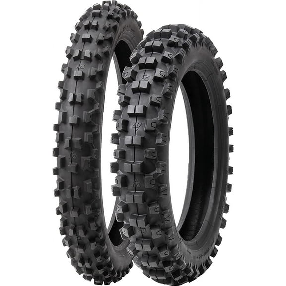 Tusk EMEX T-35 Soft/Intermediate Terrain Tire Set 70/100x19 & 90/100x16
