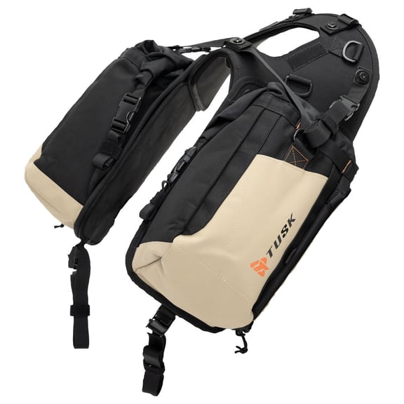 Tusk Excursion Rackless Luggage System Base Standard Heat Shield Black/Tan For Husqvarna Norden 901 2022-2024