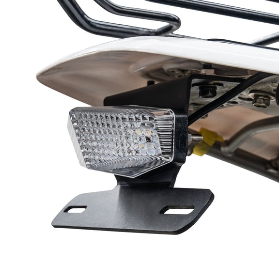 Tusk Fender Eliminator Kit includes LED Taillight with integrated turn signals Compatible with Yamaha TW200 1990-2025