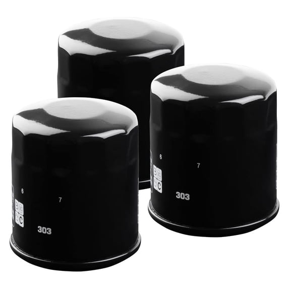 Tusk First Line Oil Filter 3 Pack For Kawasaki Vulcan Voyager (ABS) VN1700 2009-2025