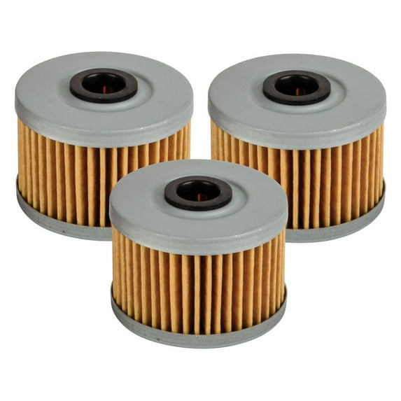 Tusk First Line Oil Filter 3 Pack For Kawasaki Z125 PRO KRT 2017-2018