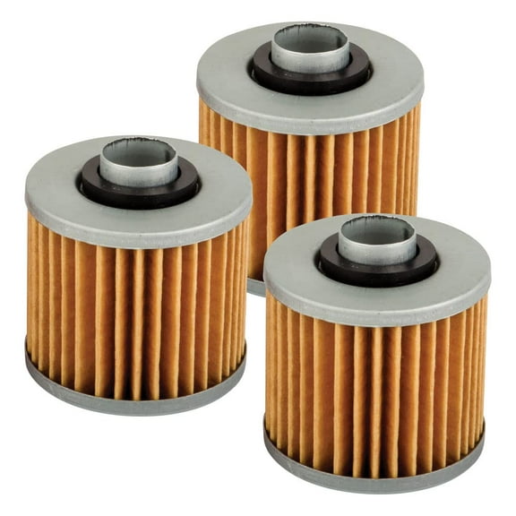 Tusk First Line Oil Filter 3 Pack for Yamaha V-Star Custom XVS1100 1999-2009