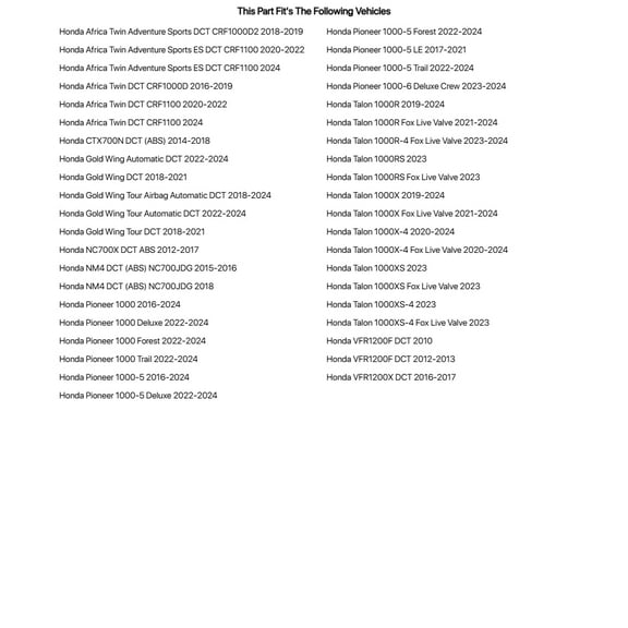 TUSK First Line Transmission Oil Filter 5 Pack for Honda Africa Twin DCT CRF1100 2020-2022