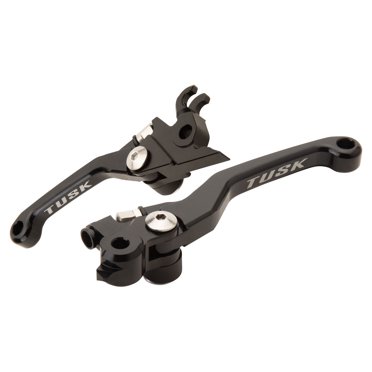 Tusk Folding Shift Lever For KTM 400/450/525 2000-2007 – Black/Orange Tip, Anodized Aluminum