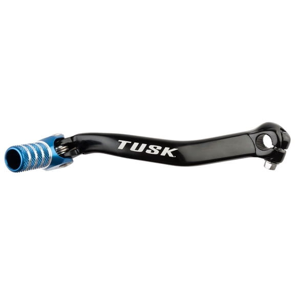 Tusk Folding Shift Lever + 1" Black/Blue Tip for Yamaha TW200 1990-2024