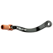 Tusk Folding Shift Lever Aluminum Black/Orange Tip