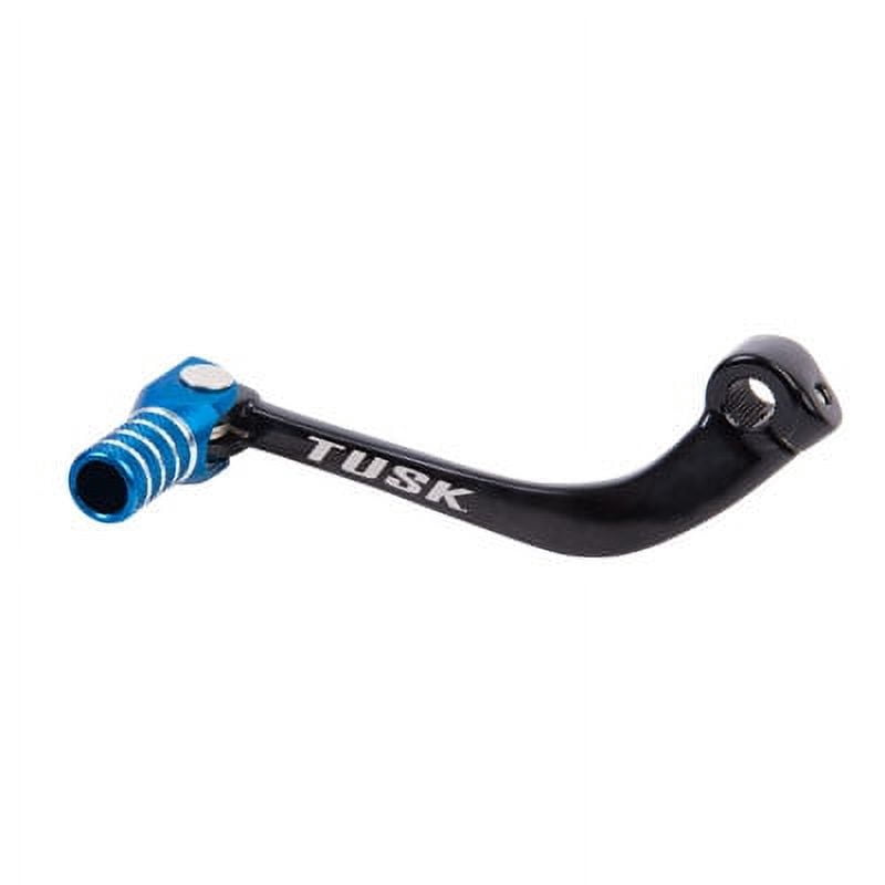 Tusk Folding Shift Lever Black/Blue Tip - Kawasaki KX100 1995-2009, 2011-2013 Replacement - View #5