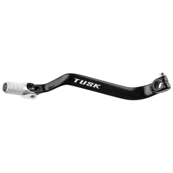 Tusk Folding Shift Lever Black/Silver Tip for Kawasaki KLR650 S 2023-2024
