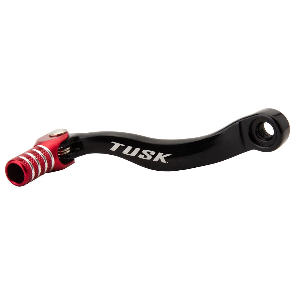 Tusk Folding Shift Lever Stock Black/Red Tip