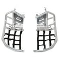 thumbnail image 1 of Tusk 1166320007 Foot Peg Nerf Bars With Heel Guards Silver With Black Webbing, 1 of 5