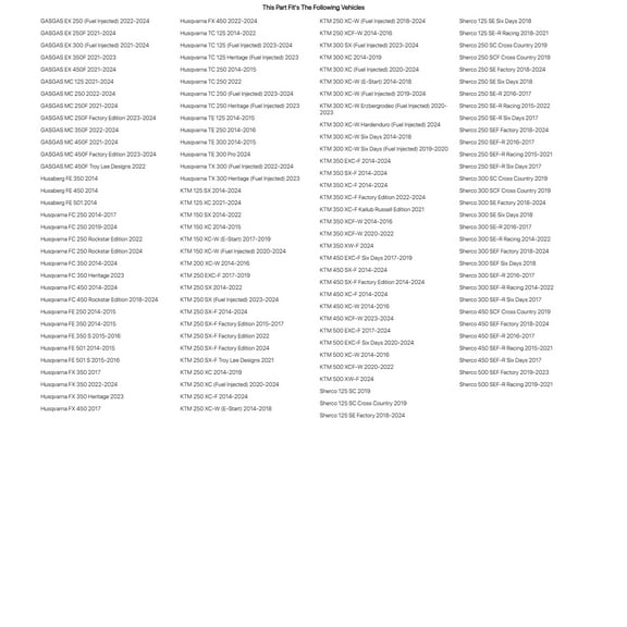 Tusk Front Brake Master Cylinder Rebuild Kit for KTM 500 XC-W 2014-2016