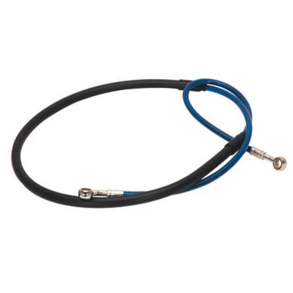 Tusk Front Motorcycle Steel Braided Brake Line CR Style Blue For Beta 300 RR Race Edition 2020-2022