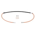 thumbnail image 1 of Tusk Front Motorcycle Steel Braided Brake Line Standard Length Orange for Husqvarna Tx 300 2017, 1 of 2