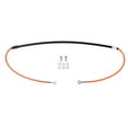 thumbnail image 1 of Tusk Front Motorcycle Steel Braided Brake Line Standard Length Orange for Ktm 200 Mxc 2000-2003, 1 of 2