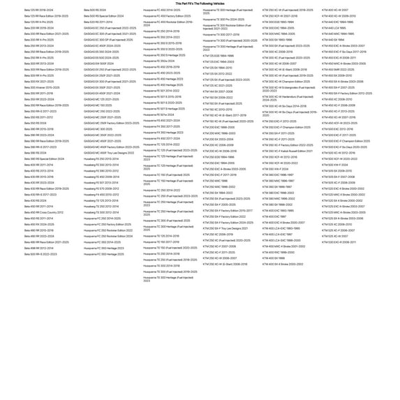 Tusk Front Sprocket 13 Tooth for Ktm 125 Exc 1994-2003