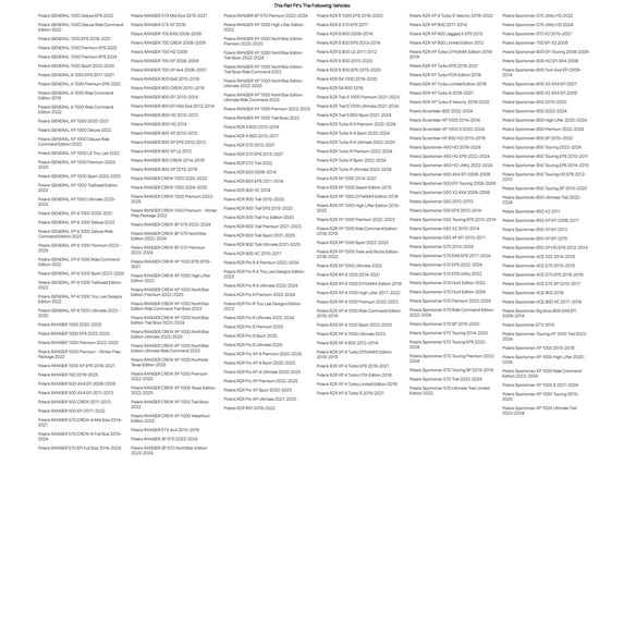 Tusk Fuel Pump Nut Removal Tool for Polaris Ranger Crew XP 1000 Northstar Edition Ride Command Trail Boss 2023