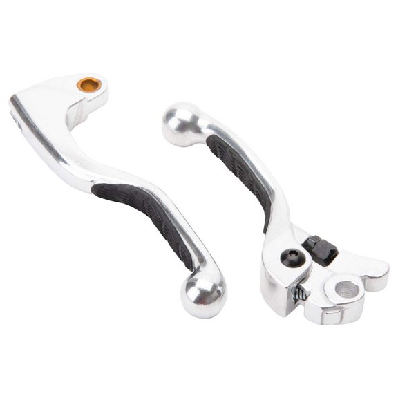 TUSK Grip Lever Set Black for Kawasaki KX100 2001-2009,2011-2021