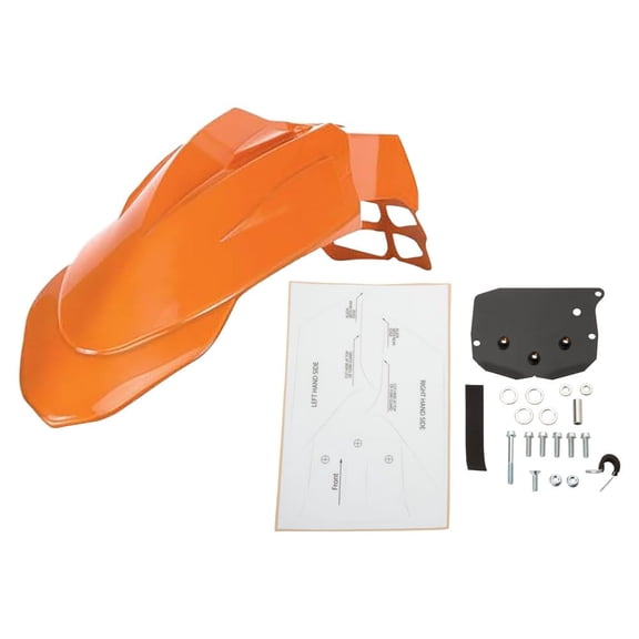Tusk Off-Road Tusk High Fender Kit Orange For KTM 390 Adventure SW 2023-2024
