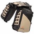 thumbnail image 1 of Tusk Highland X2 Rackless Luggage System Base System Standard Heat Shield Black/Tan for Kawasaki KLR650 1987-2018,2022-2023, 1 of 7