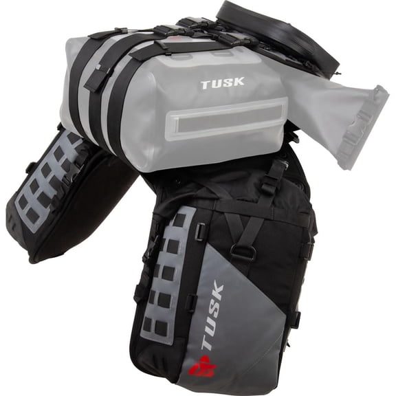Tusk Highland X2 Rackless Luggage System Base System Standard Heat Shield for Suzuki DR650S 1990-1991,2015-2022