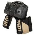 thumbnail image 1 of Tusk Highland X2 Rackless Luggage System w/Medium Dry Duffel/Large Bottle Holders Standard Heat Shield Black/Tan For Suzuki DR350S 1990-1993, 1 of 8