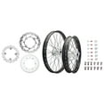thumbnail image 1 of Tusk Impact Complete Front/Rear Wheel Package 1.60 X 21 / 2.15 X 19 Black Rim/Black Spoke/White Hub for Ktm 450 Sx-F 2007-2013, 1 of 3
