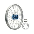 thumbnail image 1 of Tusk 1933590007990B-23E4Cb Impact Complete Front Wheel Package 21 X 1.60 Silver Rim/Silver Spoke/Blue Hub for Yamaha Yz250 2001-2016, 1 of 4
