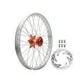 thumbnail image 1 of Tusk Impact Complete Front Wheel Package 21 X 1.60 Silver Rim/Silver Spoke/Orange Hub for Ktm 125 Sx (Fuel Injected) 2023-2025, 1 of 2