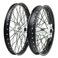 thumbnail image 1 of Tusk Impact Complete Front And Rear Wheel 1.60 X 21 / 2.15 X 18 Black Rim/Black Spoke/White Hub for Ktm 250 Sx 2003-2022, 1 of 4