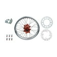 thumbnail image 1 of Tusk Impact Complete Rear Wheel Package 18 X 2.15 Silver Rim/Silver Spoke/Orange Hub for Ktm 300 Xc-W (E-Start) 2008-2018, 1 of 8