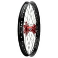 thumbnail image 1 of Tusk Impact Complete Wheel - Front 21 X 1.60 Black Rim/Silver Spoke/Red Hub for Ktm 300 Exc 2003-2005, 1 of 8
