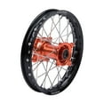 thumbnail image 1 of Tusk Impact Complete Wheel - Rear 14 x 1.60 Black Rim/Silver Spoke/Orange Hub For KTM 85 SX 17/14 2012-2020, 1 of 7