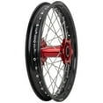 thumbnail image 1 of Tusk Impact Complete Wheel - Rear 18 X 2.15 Black Rim/Silver Spoke/Red Hub for Beta 400 Rs 2013-2014, 1 of 2