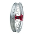 thumbnail image 1 of Tusk Impact Complete Wheel - Rear 18 x 2.15 Silver Rim/Silver Spoke/Red Hub, 1 of 6