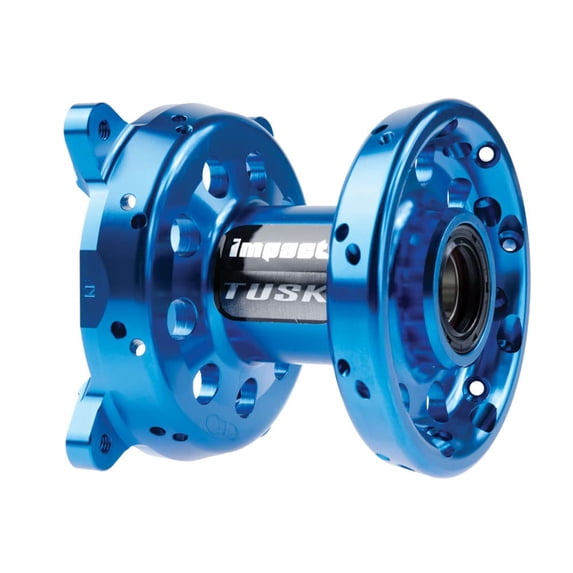 Tusk Impact Motorcycle Hub - Front Blue For YAMAHA WR250F 2015-2022