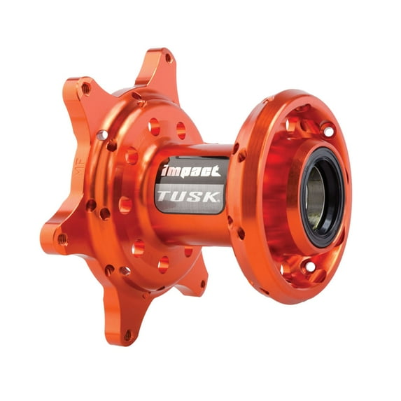 Tusk Impact Motorcycle Hub - Front Orange