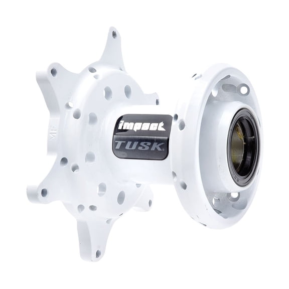 Tusk Impact Motorcycle Hub - Front White For HUSQVARNA FX 350 2017-2023