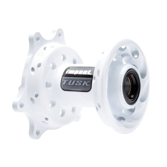 Tusk Impact Motorcycle Hub - Front White For KAWASAKI KX450SR 2022